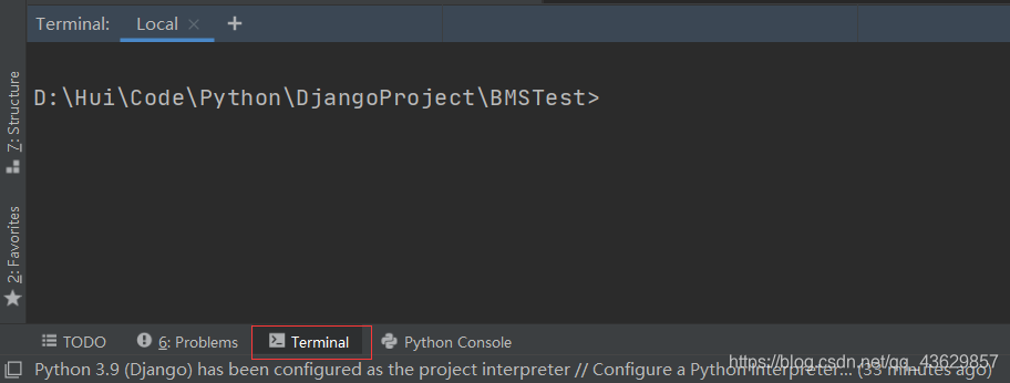 PyCharm Terminal终端