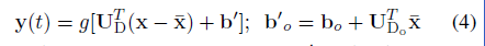 yt= g [UTDx-?x+b?]; b?o= bo +UTDo?x4