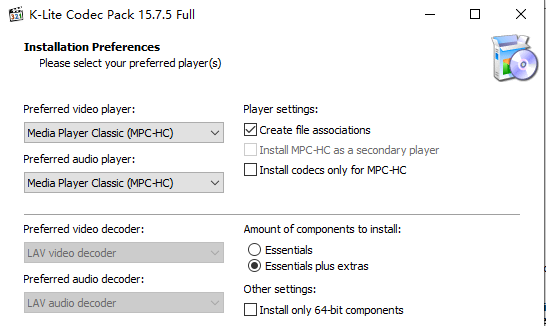 media player classic codec pack