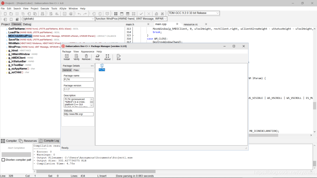 Embarcadero赞助开源软件Dev-C ++采用Delphi 10.4.1开发Windows 本机 C ++ IDE 6.0版 ...