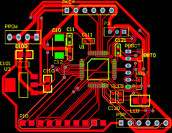 ▲ 单面PCB板图设计