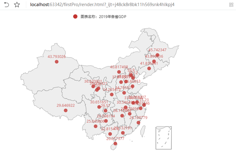 python pyecharts在地图上呈现数据