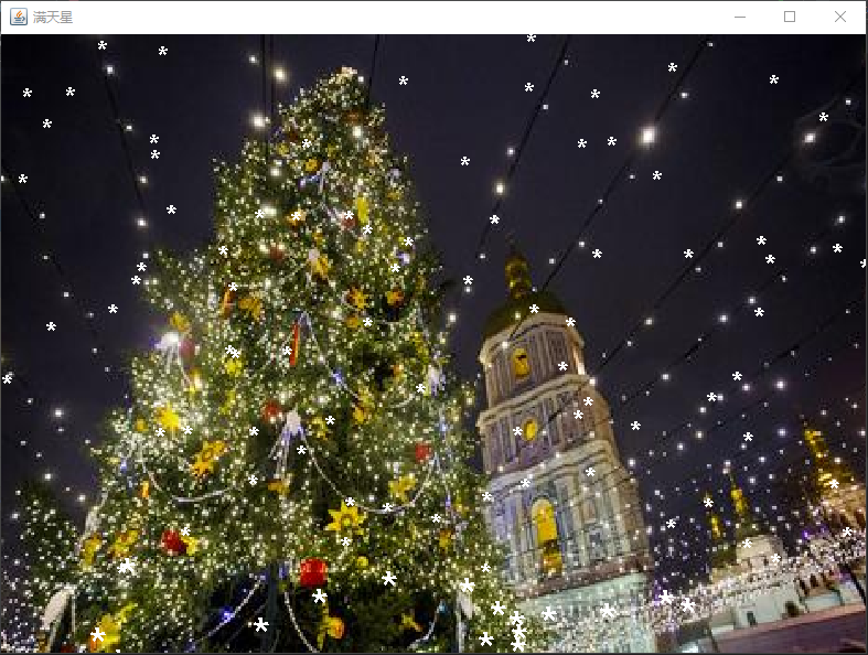 How to implement a snow scene with Java - Programmer Sought