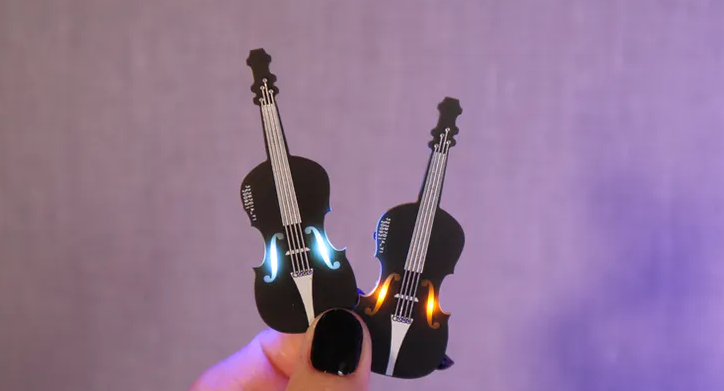 ▲ 手中的小提琴