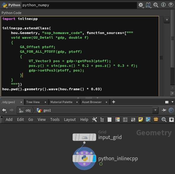Houdini使用Python,Vex,C++创建相同表现的SOP并比较差异_houdini c++-CSDN博客