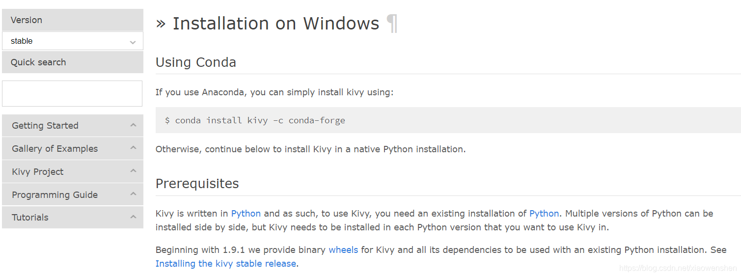 Python Kivy安装及使用PyCharm进行简单测试(讲解如何参照kivy官方说明安装测试)_pycharm kivy-CSDN博客