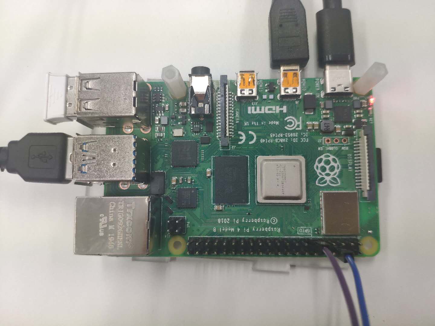 树莓派gpio控制led灯