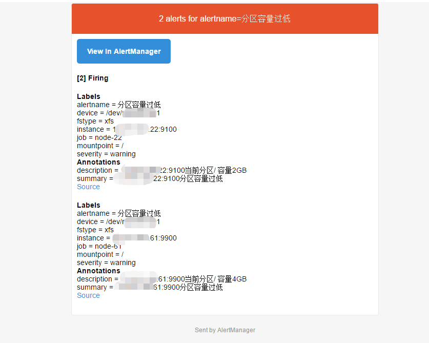 prometheus alert配置规则示例