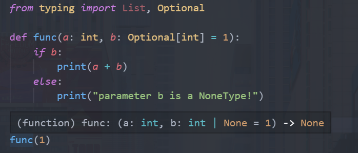 Python:Optional和带默认值的参数_python optional-CSDN博客