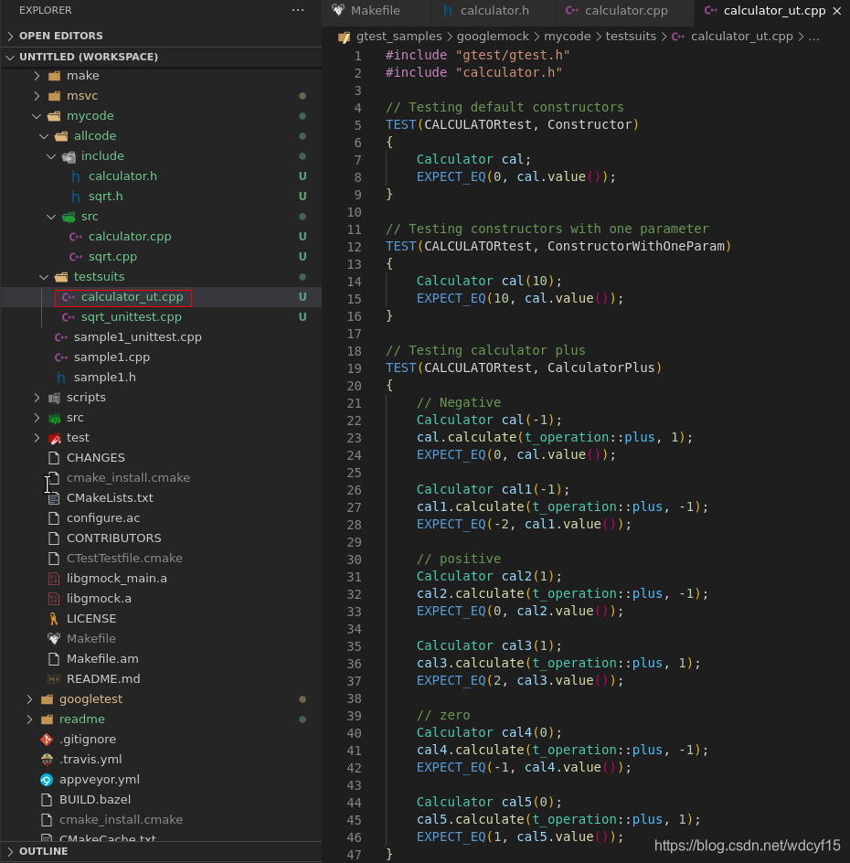 gtest使用入门(5)-类的测试,使用测试参数_gtest怎样测试一个类-CSDN博客
