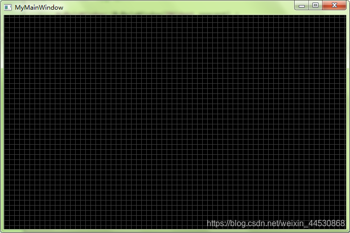 Qt中使用QGraphicsScene重写drawBackGround绘制背景