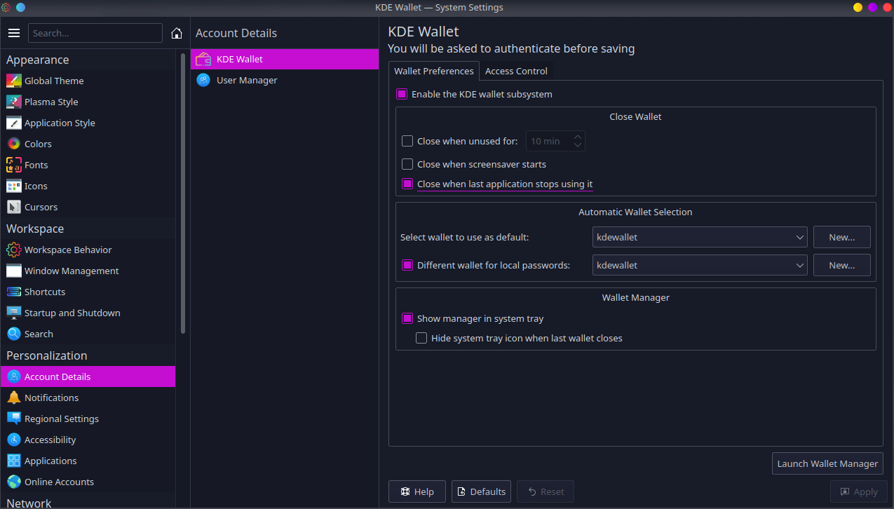 管理kde wallet_kde wallet serviceCSDN博客