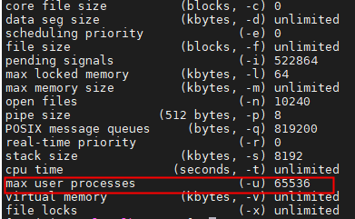 【linux】系统资源ulimit 受限常见错误_ulimit -u 65536-CSDN博客