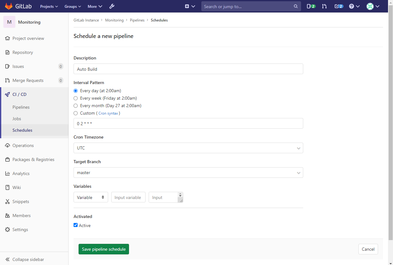 GitLab CI Pipeline