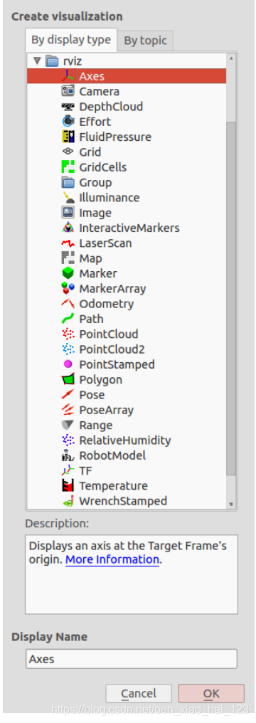 ROS三维可视化工具RViz初学者图文教程_rviz教程-CSDN博客