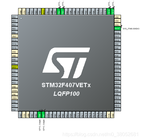 图1. stm32cubemx配置图