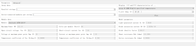 图4 PV Array模块的设置
