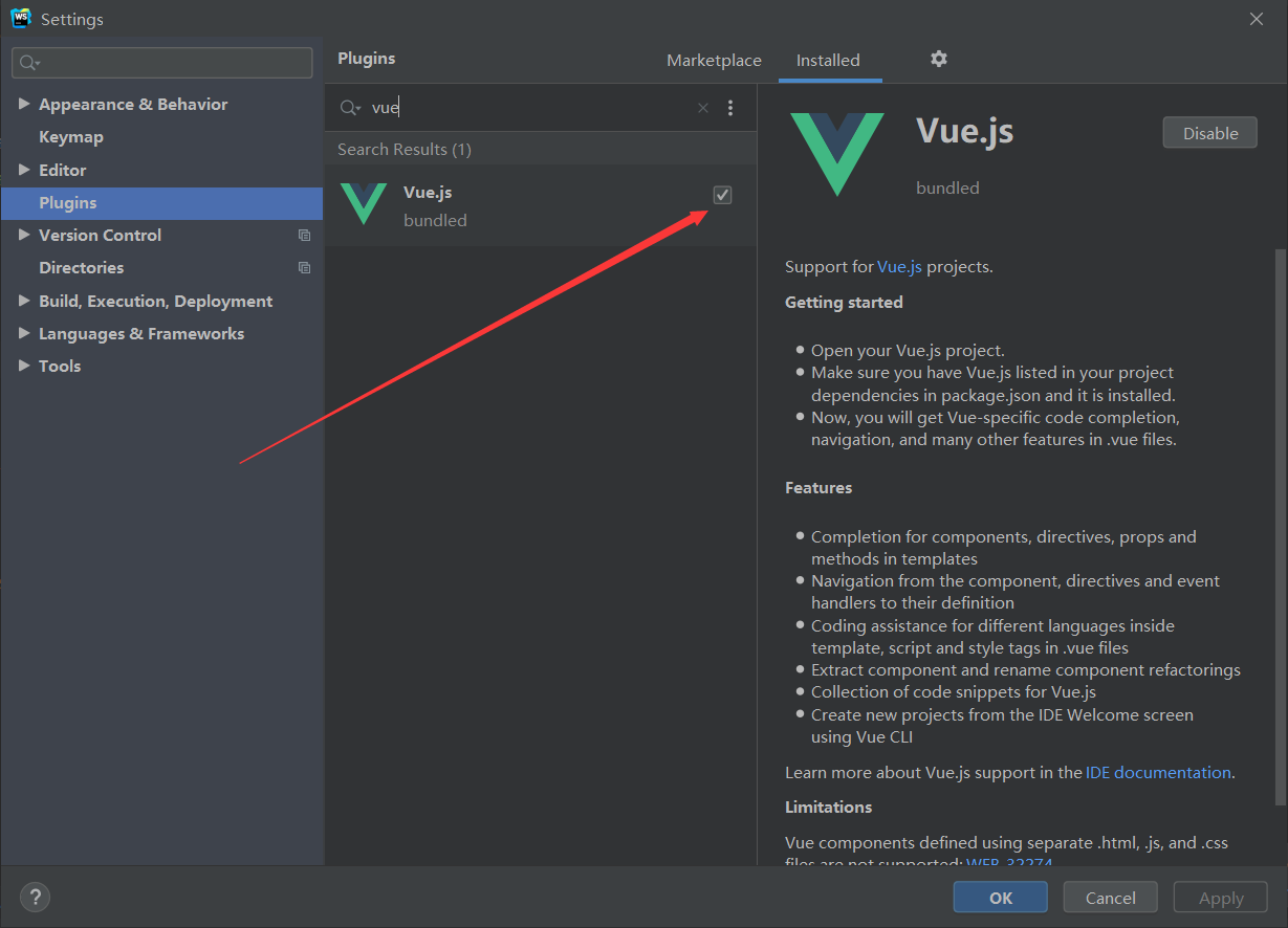 plugin webstorm
