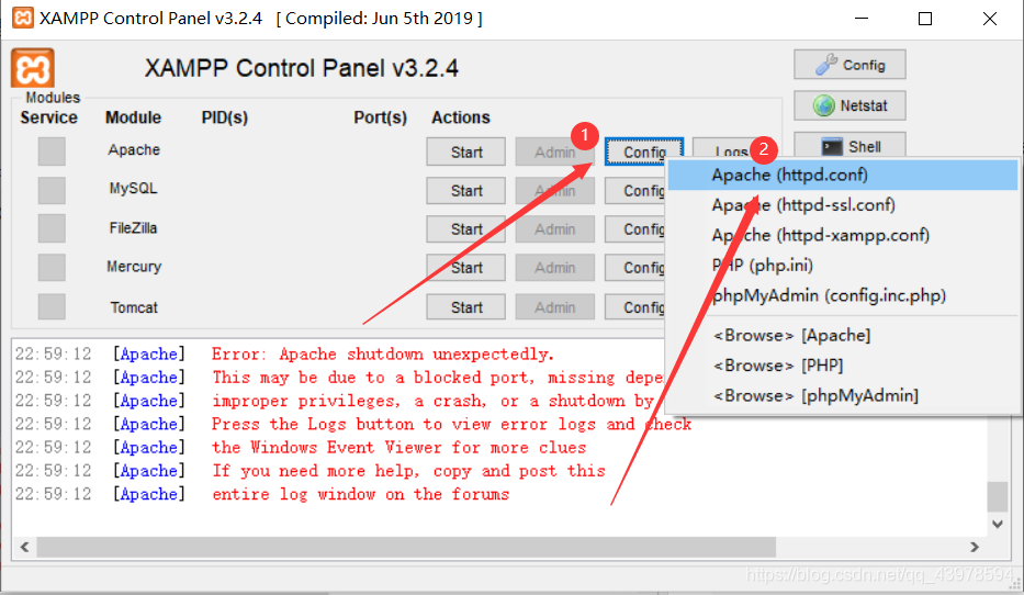 使用XAMPP搭建本地服务器并运行第一个php文件 - MaskCao - 博客园