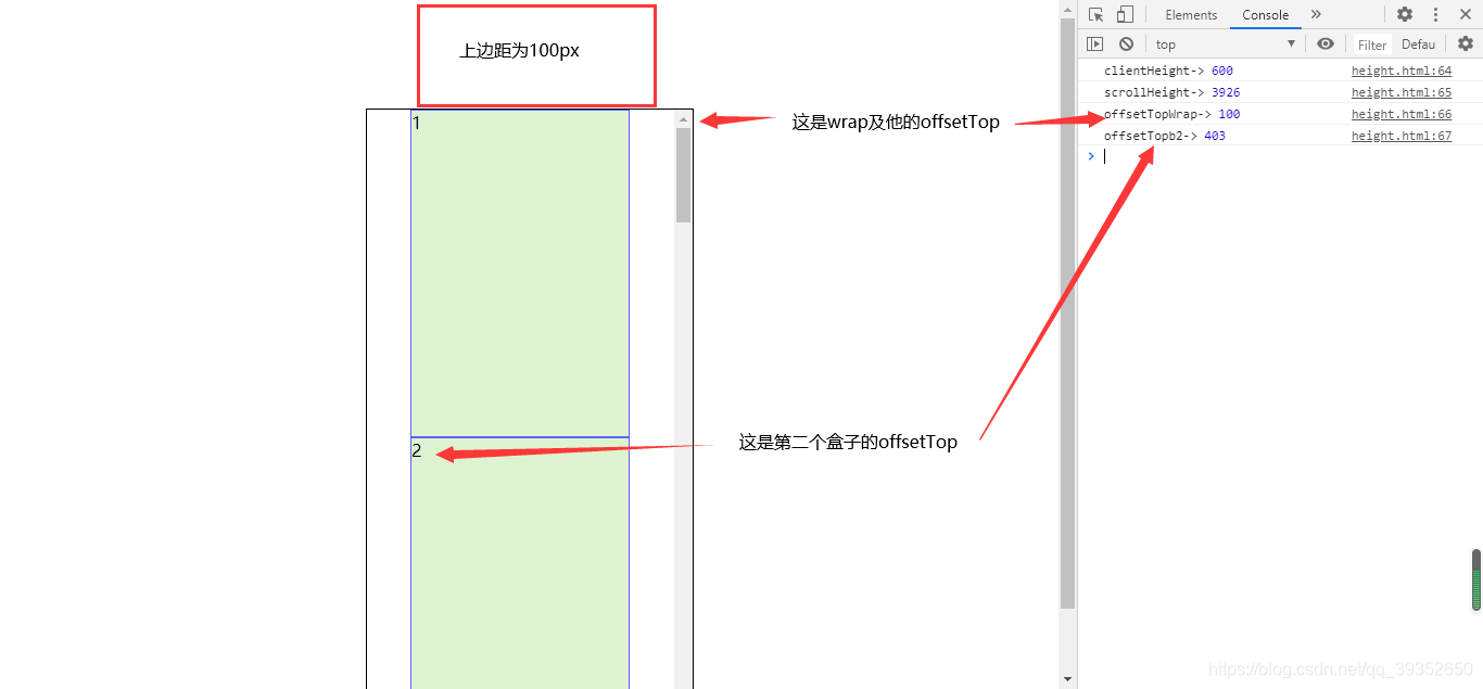 JS中scrollHeight,clientHeight、scrollTop、offsetTop等相关属性介绍-CSDN博客