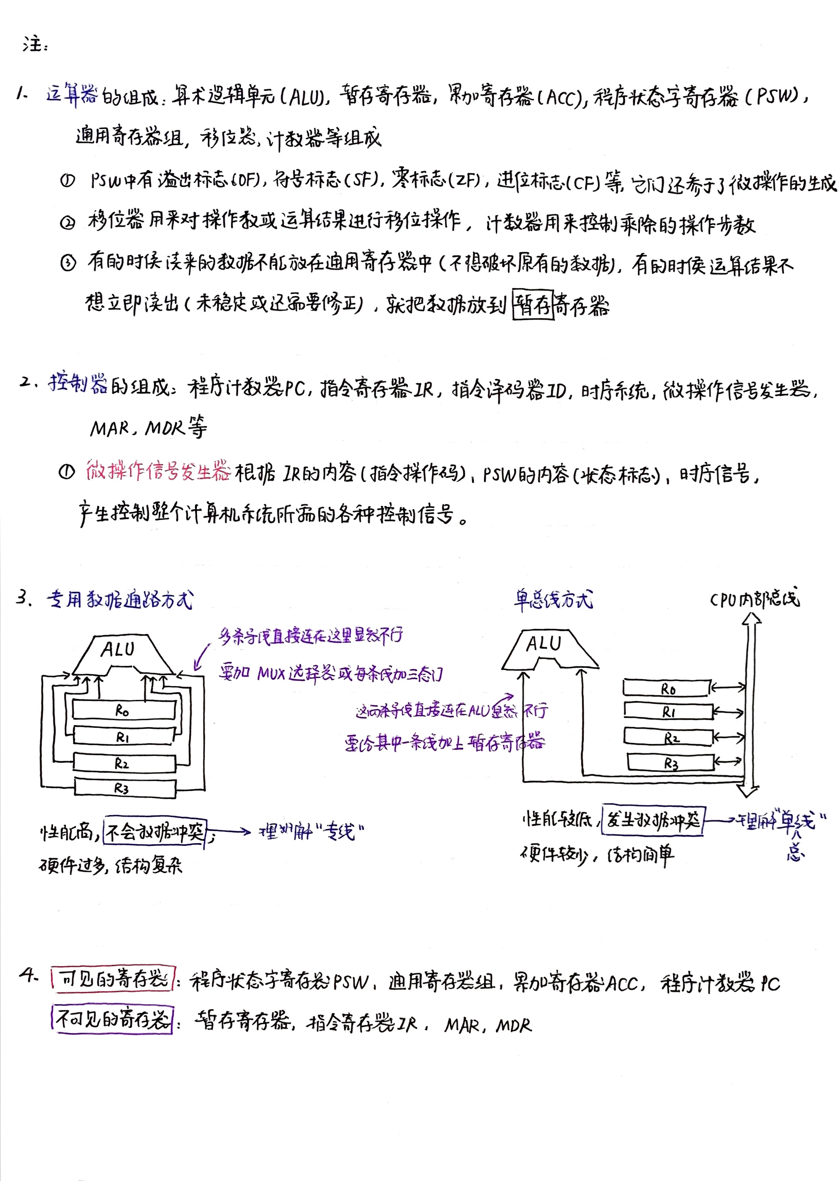 【计组5.1】CPU的功能和基本结构