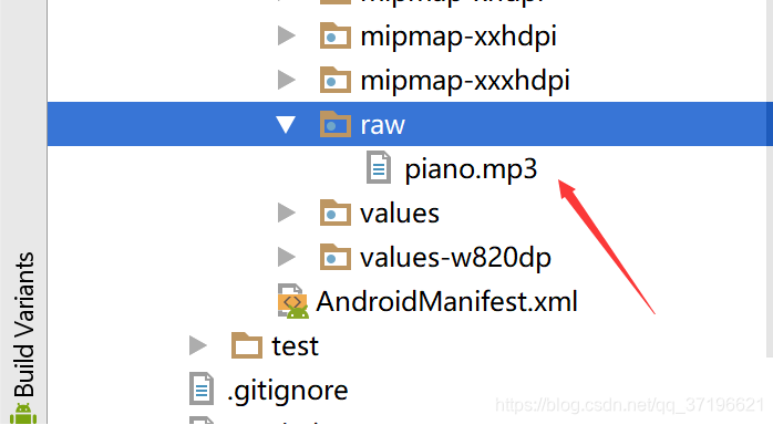 Android Studio在raw文件夹下使用mediaplayer播放mp3音乐 龙在翔的博客 Csdn博客