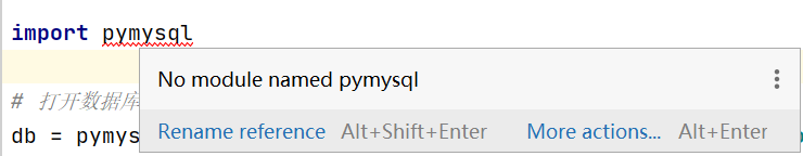 pymysql: no module named pymysql