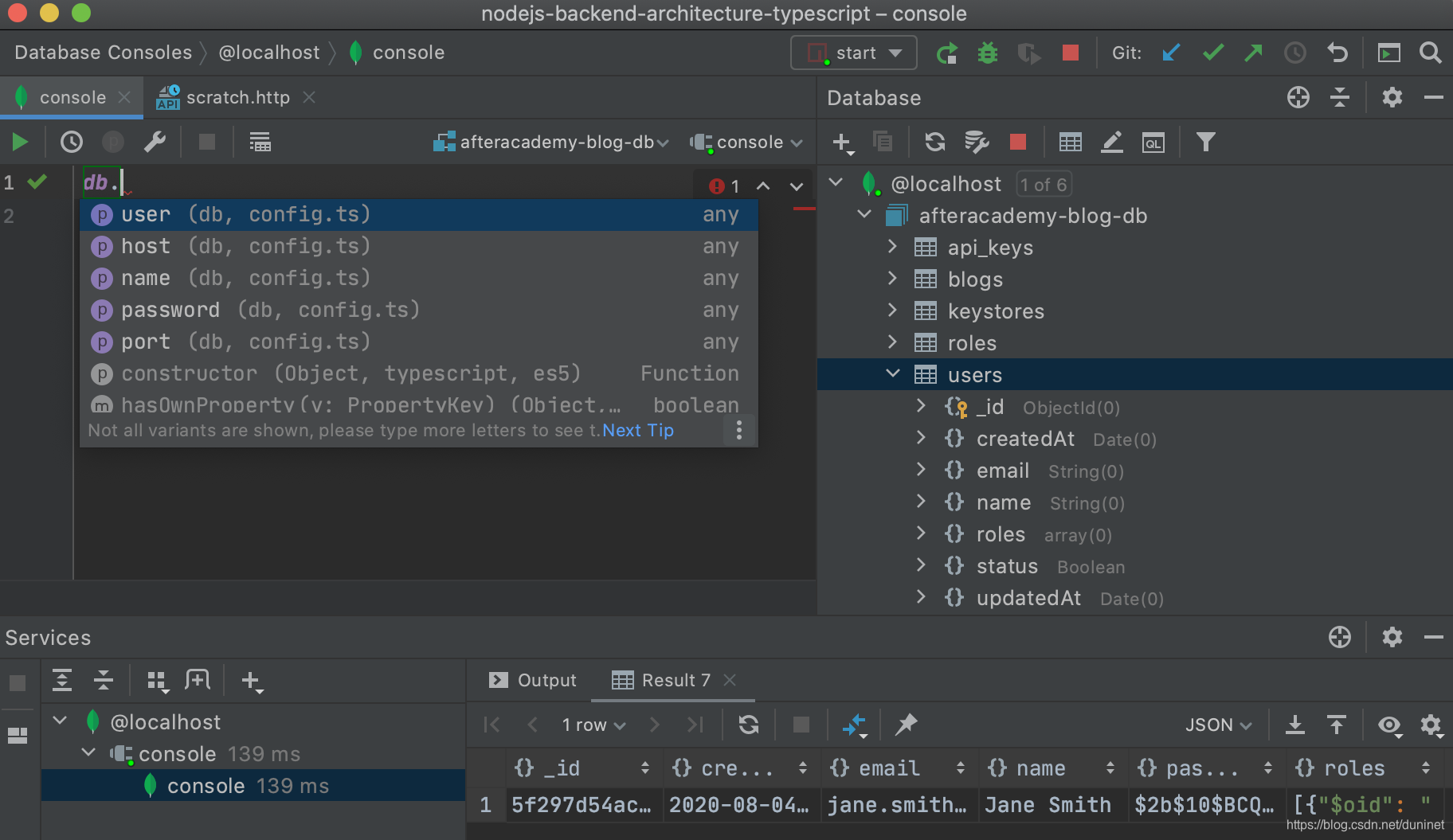 如何在WebStorm中获得对数据库工具和SQL的支持