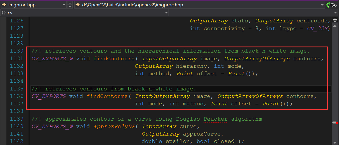 OpenCV FindContours Opencv Imgproc Findcontours CSDN   20201026191057203 