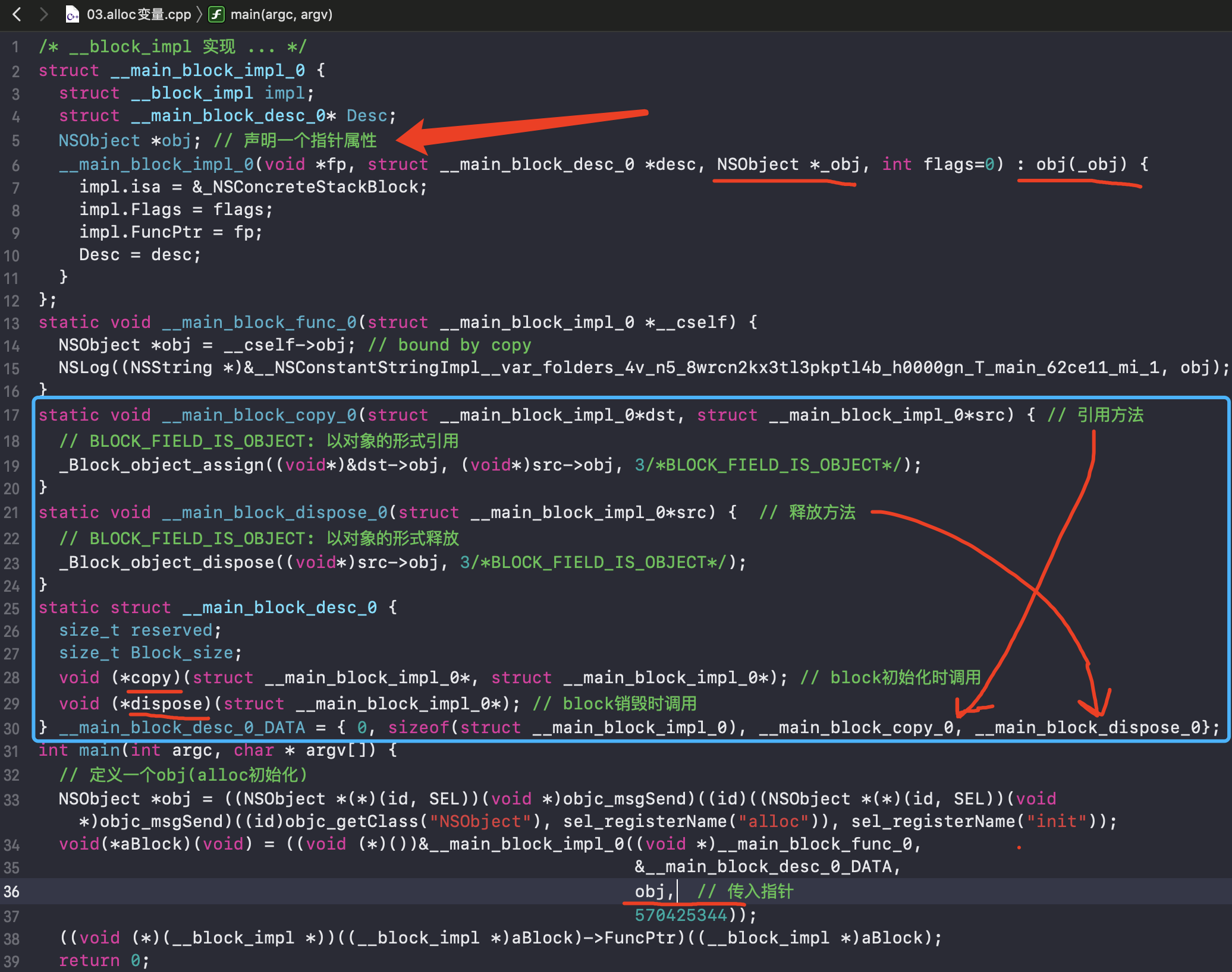 iOS_Understanding Block (code block) + underlying implementation ...