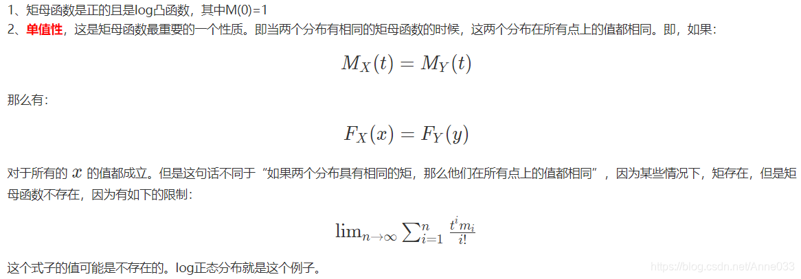 Moment Generating Function