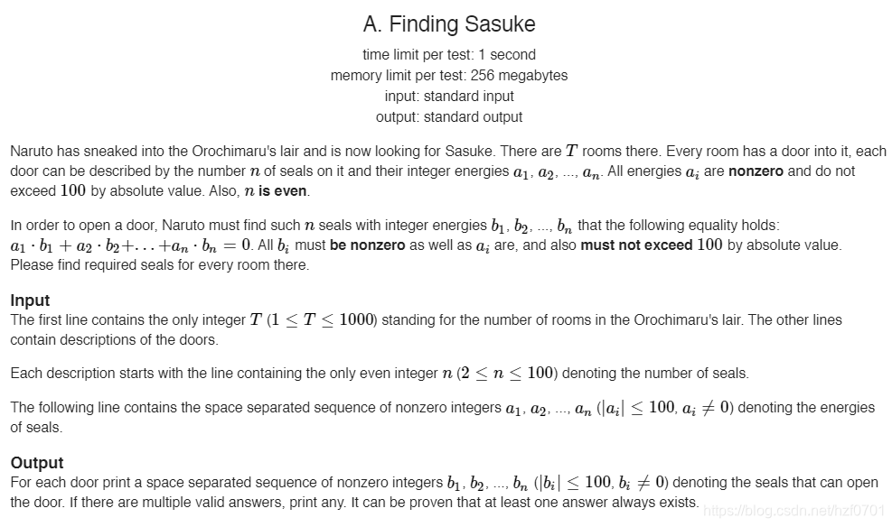 A. Finding Sasuke（构造思维）Codeforces Round #679 (Div. 2, based on Technocup 2021 Elimination Round 1)