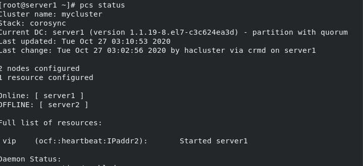 利用pcs+pacemaker+corosync实现(HA)高可用集群-CSDN博客