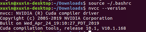 nvcc --version