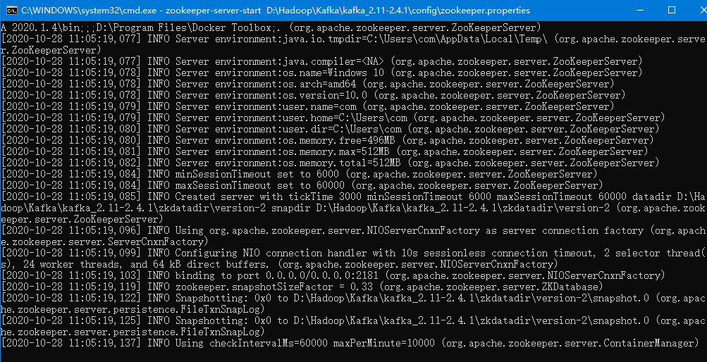 大数据消息处理中间件之kafka win10快速部署_win10部署kafka elkCSDN博客