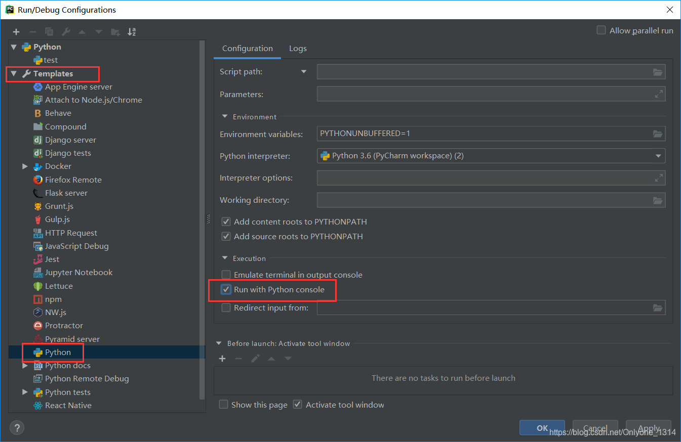 Pycharm中Run窗口、Terminal窗口、Python Console窗口的区别及其切换方法_pythonconsole运行和运行有 ...