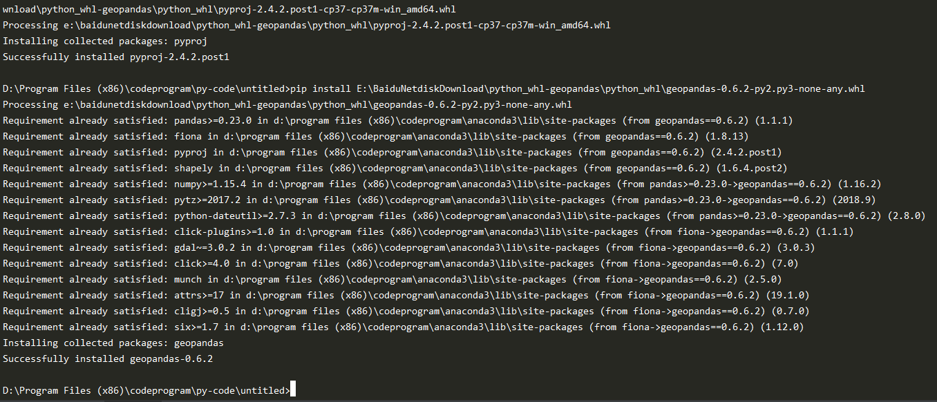 Pycharm安装geopandas的方法_pycharm Geopandas-CSDN博客