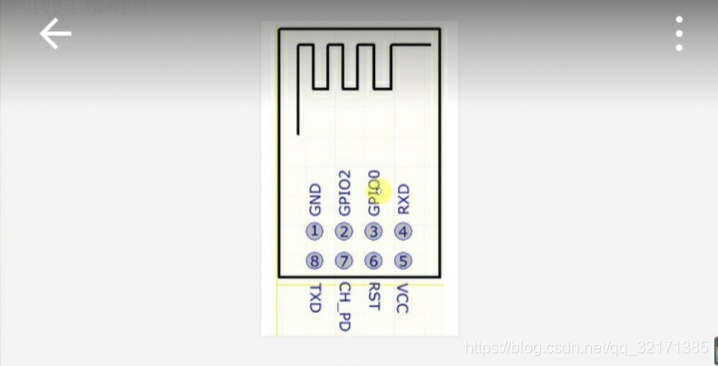 esp8266 Modul Pin Diagramm