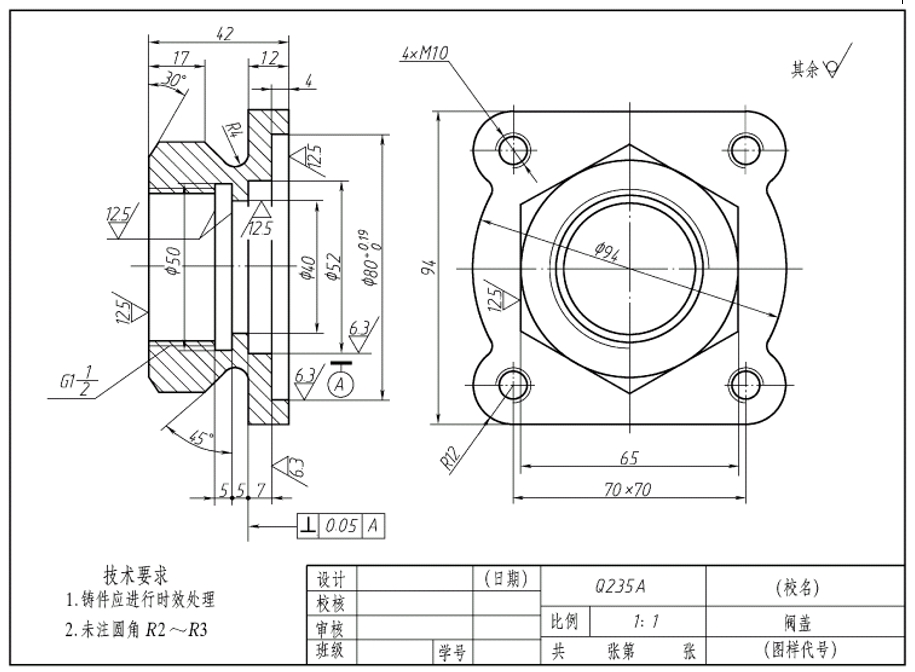 机械制图之零件图表达