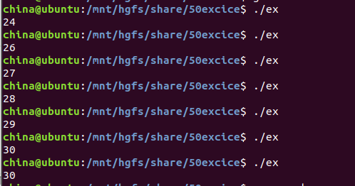 非常好用=>产生一个[ m,n ]之间的随机值0 =rand()%(n-m