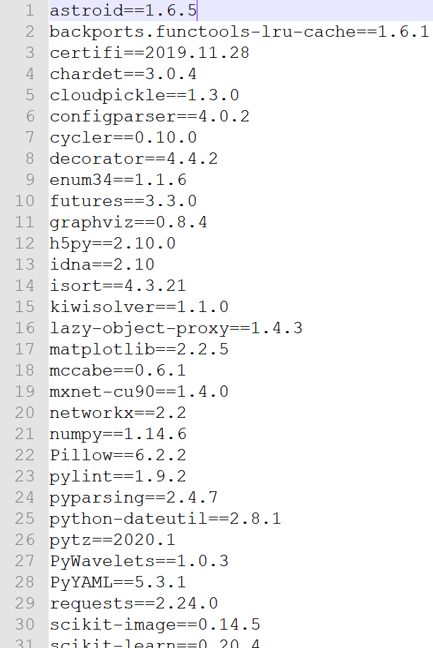 conda-pip-requirements-yml-requirements-txt