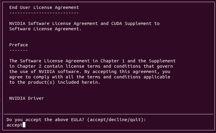 cuda安装过程记录