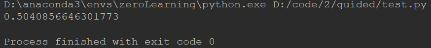 python代码运行结果