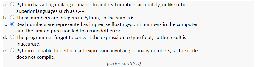 The answers to the exercises of python in the platform of ...