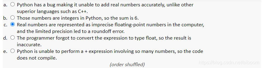 The answers to the exercises of python in the platform of ...