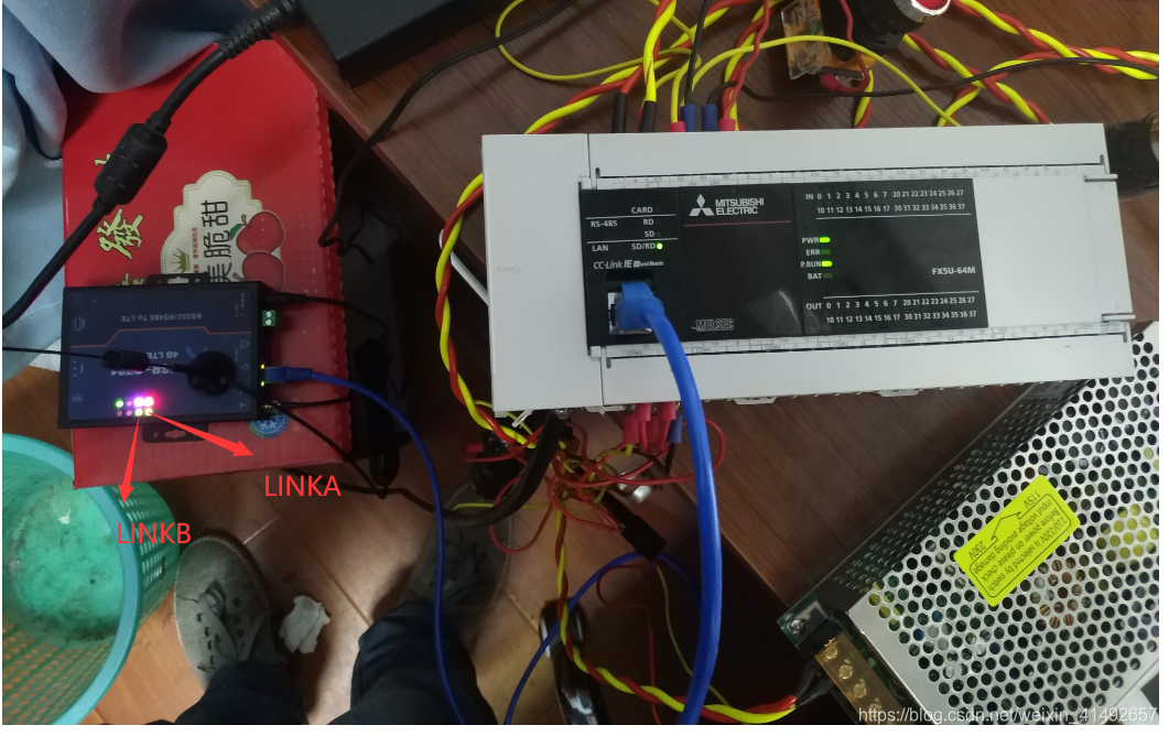 Connection between DTU and PLC