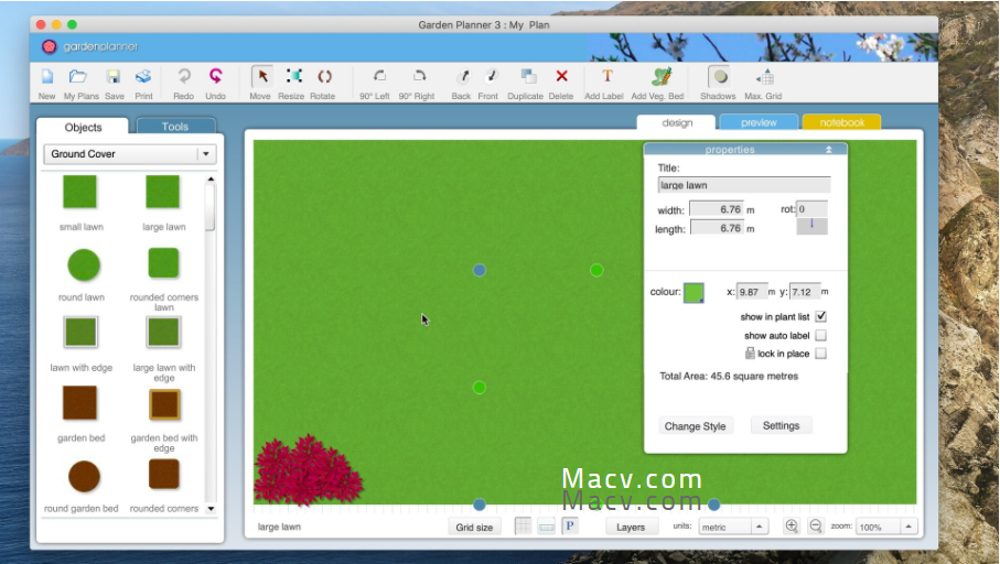 Garden Planner for Mac(园林绿化设计软件)