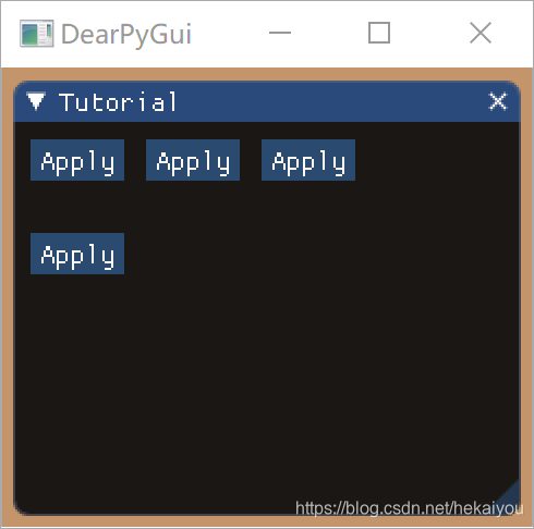Python DearPyGui 基础_pydeargui pyd-CSDN博客