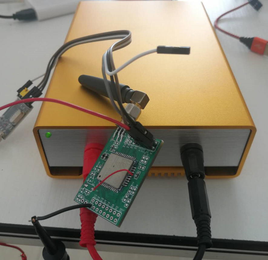 BC260开发板测试场景图