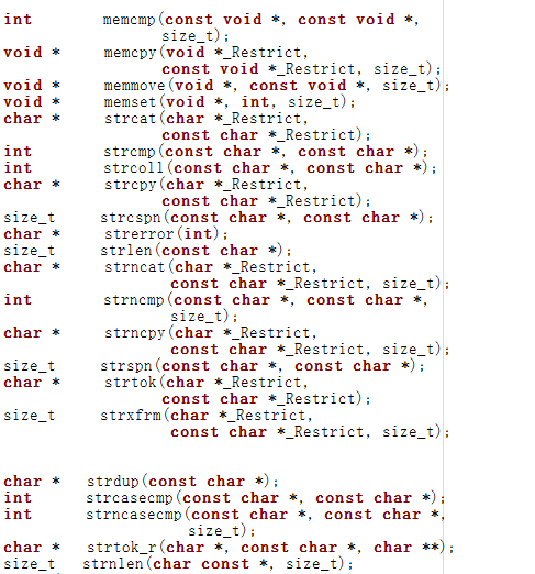 c语言中字符串比较的库函数是什么_c语言比较字符串大小